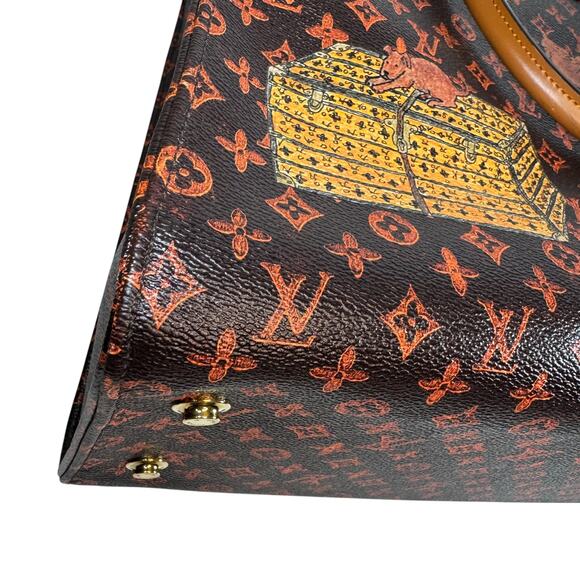 Louis Vuitton Catogram Steamer Cabas XXL tote cat bag Grace Coddington Monogram - Picture 11 of 16